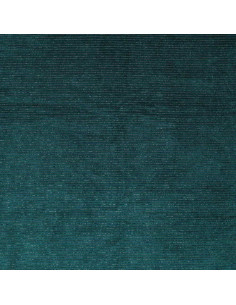 Tecido veludo listrado lurex - Azul petróleo 2