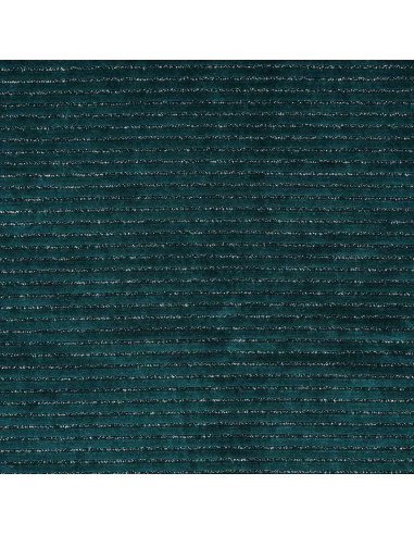 Tecido veludo listrado lurex - Azul petróleo