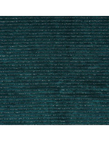 Tecido veludo listrado lurex - Azul petróleo