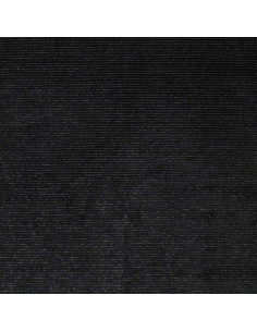 Tecido veludo listrado lurex - Preto 2