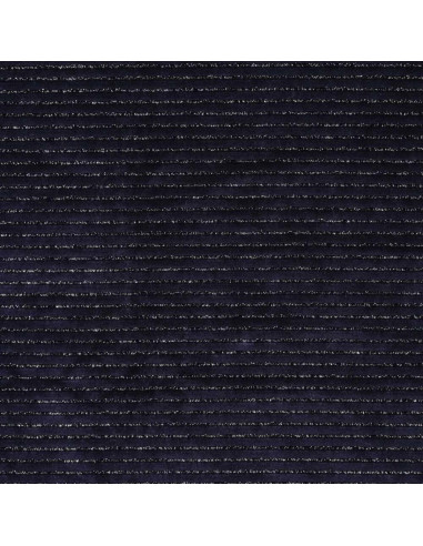 Tecido veludo listrado lurex - Azul marinho