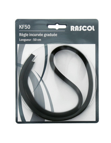 Régua curva graduada