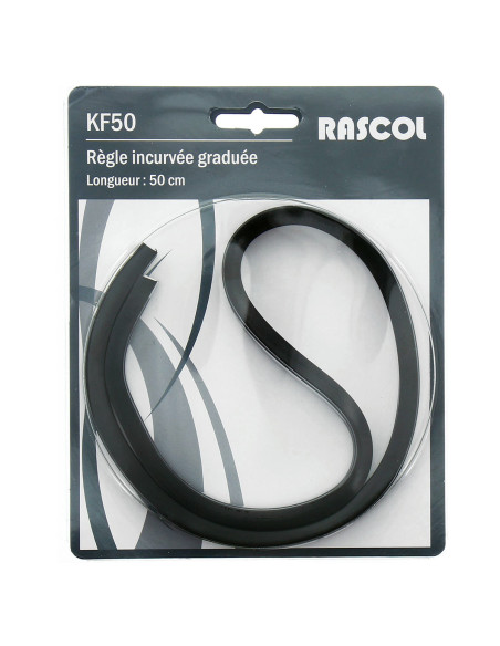 Régua curva graduada