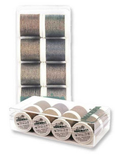 Mini caixa de fios de bordar Metallic Soft Madeira