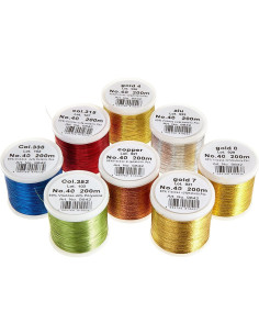Mini caixa de fios de bordar Metallic Classic Madeira 2