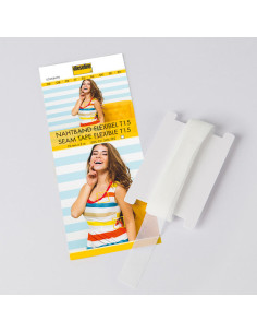 Suporte de linha reta extensível Vlieseline - Branco