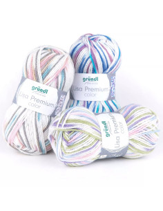 Fio para tricotar Lisa Premium color Gründl
