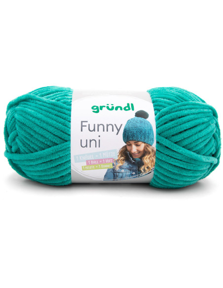 Fio chenille Funny uni Gründl