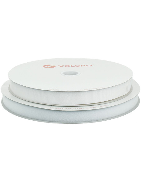 VELCRO® Brand para costurar branco 25 mm de largura rolo de 25 metros