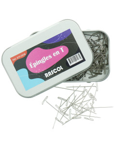 Caixa de 150 alfinetes para tricô em T Rascol
