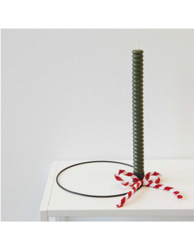Fios chenille - Misto vermelho e branco