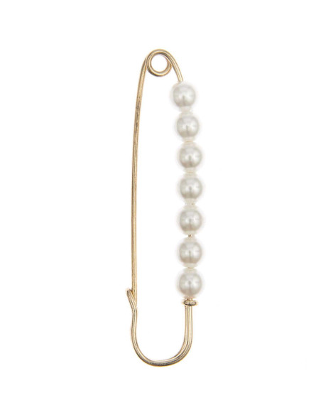 Alfinete de kilt 76 mm - Ouro com pérolas
