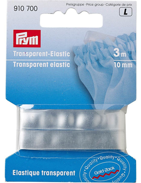 Elástico transparente