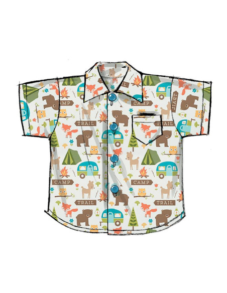 Molde de camisa - Butterick 6949