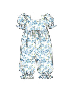 Molde de macacão - Butterick 6950 2