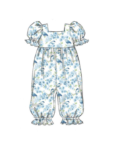 Molde de macacão - Butterick 6950