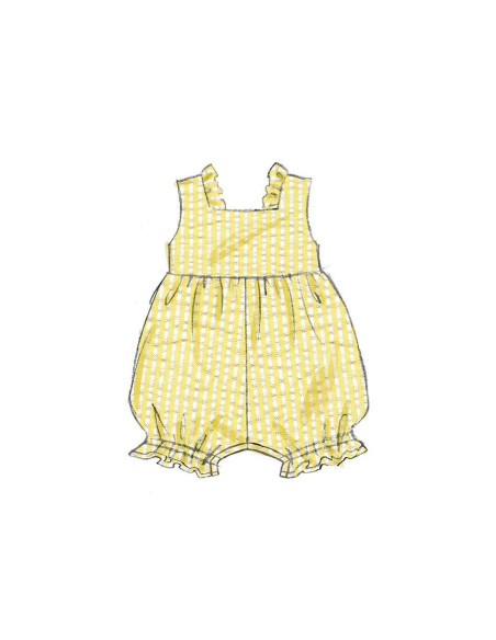Molde de macacão - Butterick 6950