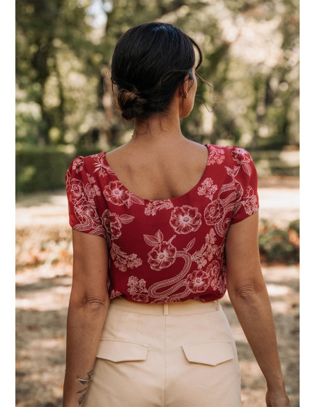 Molde de blusa Cicadella - Maison Fauve
