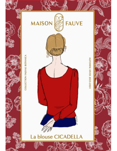 Molde de blusa Cicadella - Maison Fauve