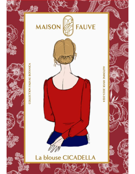 Molde de blusa Cicadella - Maison Fauve