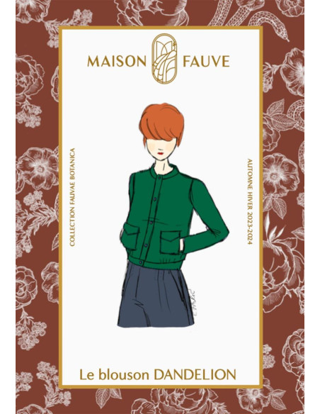 Molde de jaqueta Dandelion - Maison Fauve
