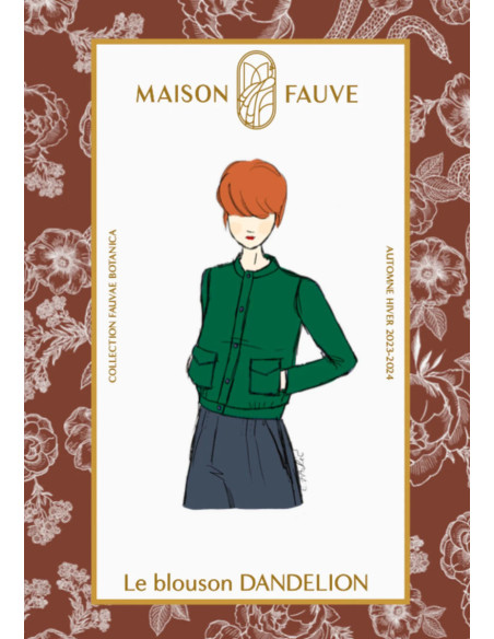 Molde de jaqueta Dandelion - Maison Fauve