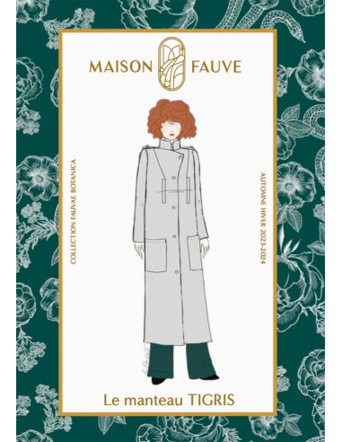 Padrão de casaco Tigris - Maison Fauve