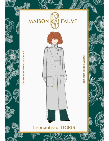 Padrão de casaco Tigris - Maison Fauve