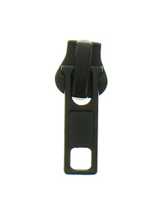 Cursor para fecho sintético 6 mm - Preto