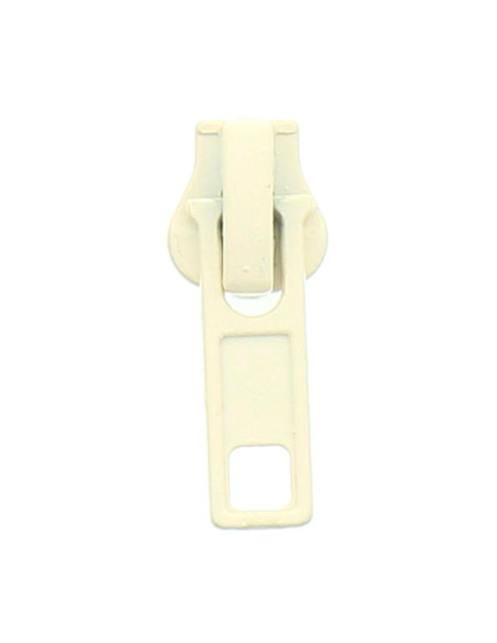 Cursor para fecho sintético 6 mm - Cru