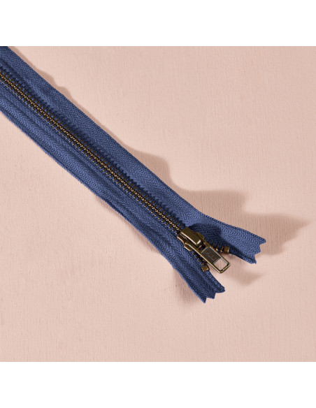 Fecho de metal Cobalt 30 cm - Atelier Brunette