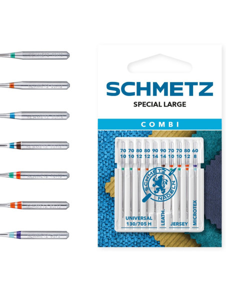 Agulhas sortimento Combi Special Large Schmetz