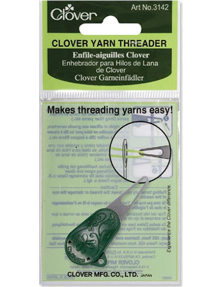 Enfiador de agulhas para fios de tricô Clover