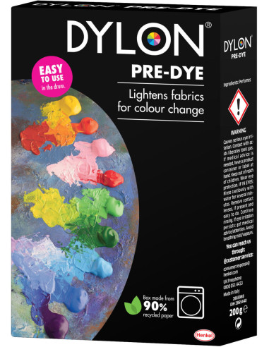 Pré-tintura Dylon na máquina