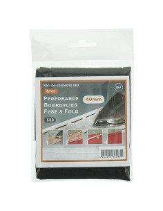 Entretela para borda rápida Perfobande 40 mm - Preto