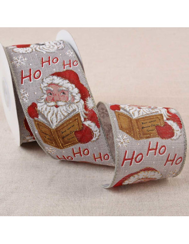 Fita pai natal - Cinza