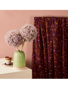 Tecido crepe de viscose Java Rust - Atelier Brunette