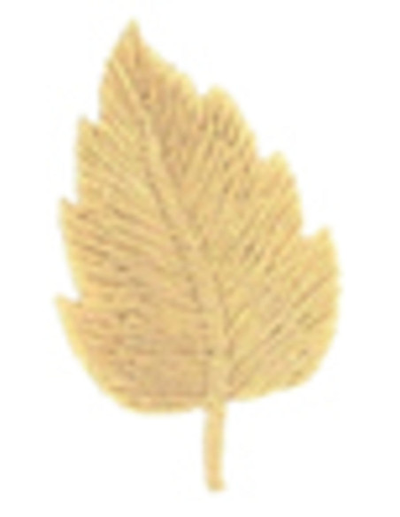 Emblema termocolante folha bege