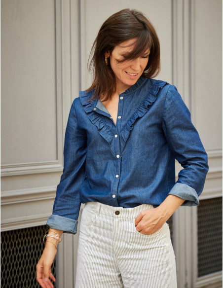 Molde de blusa Diapason - Atelier Scämmit