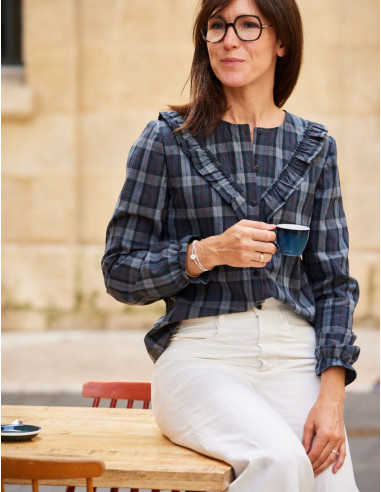 Molde de blusa Diapason - Atelier Scämmit