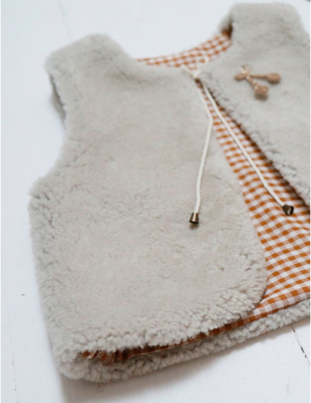Padrão de colete ou casaco Berger Mini - Atelier Scämmit