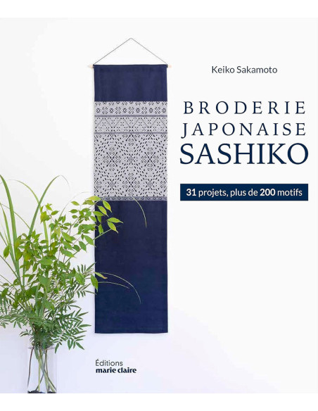 Livro de bordado japonês sashiko