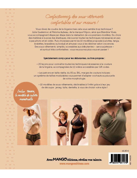 Livro aprender a costurar sua lingerie confortável