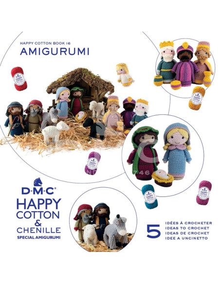 Livrete DMC happy cotton e chenille especial amigurumi - 16