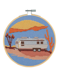 Kit de bordado ponto cruz - Airstream