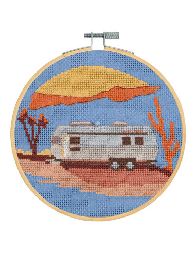 Kit de bordado ponto cruz - Airstream