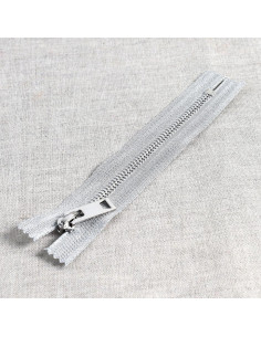 Fecho de metal lurex - Prata