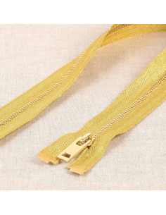 Fecho de metal separável lurex - Ouro