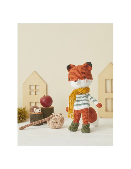 Livro bonecas & amigurumis na montanha em crochê