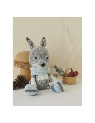 Livro bonecas & amigurumis na montanha em crochê